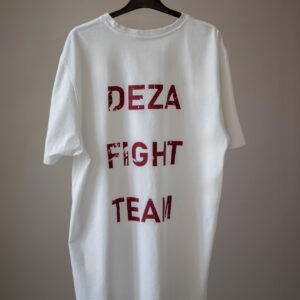 Deza Fight Team T-Shirt | White & Red