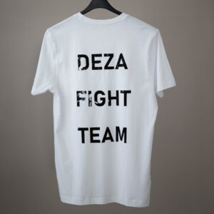 Deza Fight Team T-Shirt | White & Black